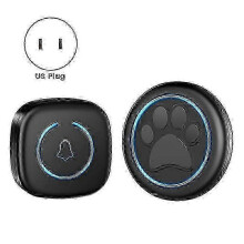 Wireless Cat Dog Doorbell 300M Range 60 Songs Waterproof Training Tool
