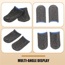 Cunas para Dedos para Juegos, Guantes Antideslizantes para Pantalla TáCtil a Prueba de Sudor, Transpirables, Cunas para Dedos de Pollo- Juego de 4