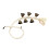 Potty Training Doorbell Chain Dog Training Supply for Ringing Assorted Color 1