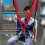 ULift Sling with Commode CutOut, Four Point Support, Size M/L, 500 lbs, Blue 3