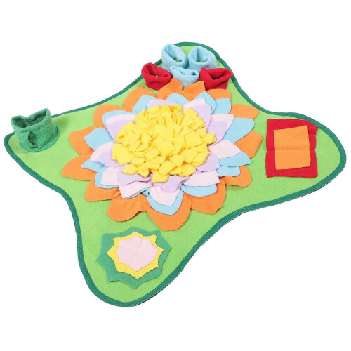 Dog Snuffle Mat Foraging Mat Slow Feeder Washable Lint Material 2