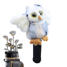 Plush Golf Club Head Cover, Owl Filled Funny Driver Headcover  Golf Accessories