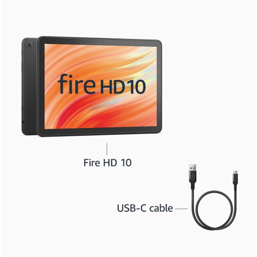 Amazon Amazon Fire HD 10 tablet built for relaxation, 10.1" vibrant Full HD