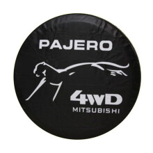 Car Spare Wheel Cover for Mitsubishi Pajero V93 V97 2007, Leather Tyre Cover 16 inch (30'31')