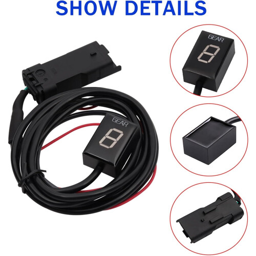 Gear Indicators For Ducati Scrambler 800 20152019, Digital Gear Display(BracketBlack) 1