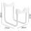 Hydration Made Simple inverted stand for bottled water with spout (white) 2