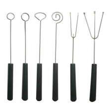 Set of 6 Chocolate Diving Forks for Chocolate Decoration Baking Fork Cake Decorating Set of 6 Chocolate Pen