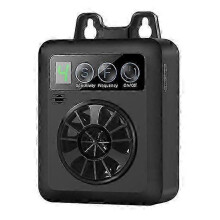 (black) Ultrasonic Anti Barking Device For Dogs Rechargeable Bark Controller Box Dog Barking Deterrent Stopper For Indoor Outdoor Use_fusmg