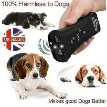 PetGentle Ultrasonic Anti Dog Barking Trainer with LED Light Gentle Chaser Style Deterrent for Indoor Outdoor Use