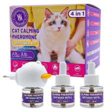 (cat) Pet Calming Diffuser Plug-In Pheromone Refill 48ml 3-Pack