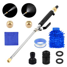 Jetflux Pressure Washer, Upgraded Jet Flux 2in1 Pressure Nozzle Gun for Garden, Cars (Black)