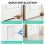 Hojoy Draft Excluder for Doors, Self Adhesive Door Draft Excluder 2 Pack 6