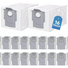 16 Stück Staubbeutel für Roborock Qrevo Pro\u002FQV 35A\u002FSaros 10R\u002FQrevo Maste\u002FQrevo Edge\u002FQrevo Curv\u002FQ Revo\u002FQre