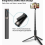 Selfiestickstatief van 152 cm, alles-in-één aluminium telefoonstatief 2