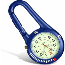 Multifunctional Carabiner Watch – Waterproof, Luminous Carabiner Watch for Unisex, Nurses, Doctors, Paramedics, Sports