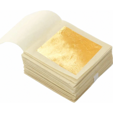 Genuine edible gold leaf, 24 karat gold foil for crafting, food, cakes, baking, pastries, decorative foil, crafts