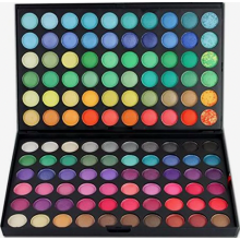Professionele oogschaduwpalette met 120 sterk gepigmenteerde, warme, natuurlijke en matte kleuren - Oogschaduw make-up cosmetica M