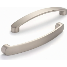 brushed stainless steel cabinet handles, 128mm hole spacing, for drawers, cabinet doors, and kitchen cabinets.