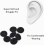 Coussinets d'oreille pour casque audio, coussinets en mousse, casques de rechange 4