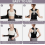 Posture corrector, posture trainer for women and men, adjustable back straightener, breathable shoulder strap, back support. 4