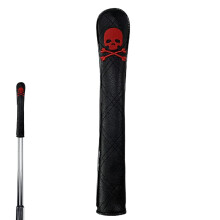 Alignment Stick Headcover Leather Golf Alignment Stick Cover Holds 2 Sticks