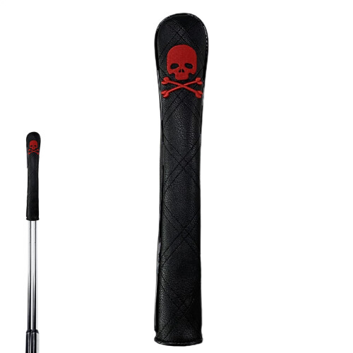Alignment Stick Headcover    Leather Golf Alignment Stick Cover  Holds 2 Sticks