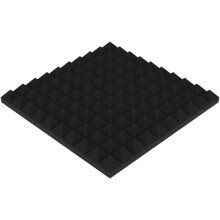 4 Pack - Acoustic Foam Panels "Pyramid" 50 mm| SoundProofing Padding for Wall | Studio Absorbing Insulation Tile