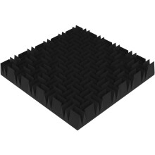 4 Pack - Acoustic Foam Panels "Wedge 140-Double" 140 mm| SoundProofing Padding for Wall | Studio Absorbing Insulation Tile