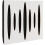 (White) 8 Pack - Small Acoustic Panel | Decorative Sound Absorbing Wall Panel "PULSAR-Mini" 25x25x3 cm | Absorption & Diffusion 4