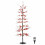 Premier 1.5m Light up Red Berry Christmas Tree with 635 Warm White LEDs 6