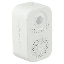 Motionactivated audio doorbell, for shops, factories, and supermarkets (20 voices/recordable).