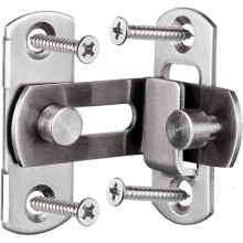 Stainless Steel Door & Window Latch – 90 Right Angle Locking Slide (Silver)