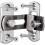 Stainless Steel Door & Window Latch – 90 Right Angle Locking Slide (Silver) 1