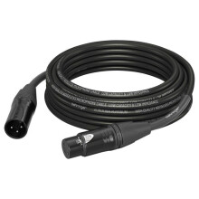 Behringer-mikrofonikaapeli - Musta Neutrik XLR uros - XLR naaras - 10 m / 32.8 ft - Platinum Performance - PMC-1000