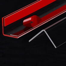 Selfadhesive corner profile, clear corner guard, selfadhesive plastic corner strip, transparent edge protection strip