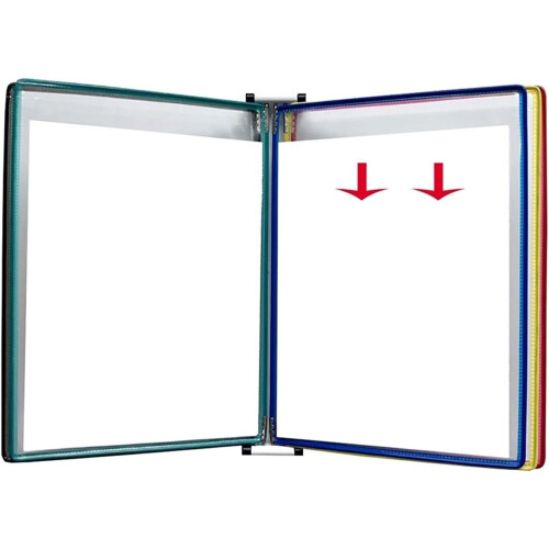 A4 Magnetic Document Holder, A4 Leaflet Holder Wall Mounted, A4 Document Stand 33x23x5.8CM Multicolor 1
