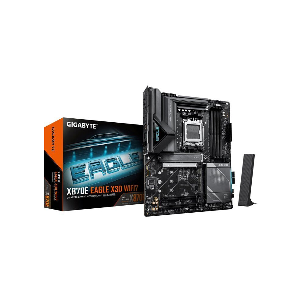 Gigabyte Atx Am5 Motherboard - Amd X870e - Ddr5 - Wi‑Fi 7 - Bluetooth 5.4 - Maximale Speicherkapazität 256 Gb - Bild 7