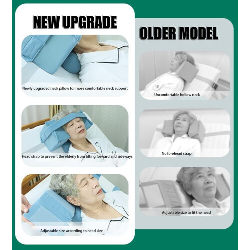 Wedge Wheelchair Headrest, Head Neck Support Chair Attachment for Sleeping Elderly 2