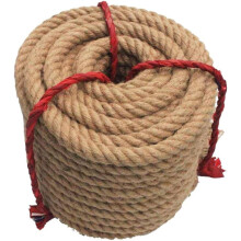 Natural Jute Rope 18mm x 20m Heavy Duty Twisted For Crafting Gardening Outdoor Use Bruin