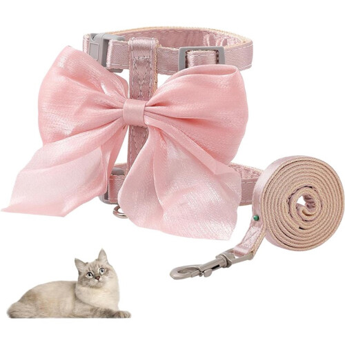 Anti-Escape Cat Harness & Leash Set – Adjustable Chest Harness (Size S)