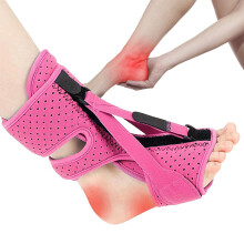 Night Splint  Breathable Plantar Fascia Night Splint Sock with 3 Adjustable Straps