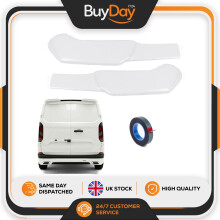Barn Door Spoiler Painted Frozen White Rear Roof For Ford Transit Custom 2024+On