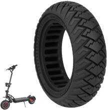 10 x 2.76.5 Solid Rubber Tyres for KuKirin G3/G2 Master/Dualtron 3 (Black)