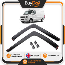 For Volkswagen Crafter (2006-2019) 2x Wind Rain Sun Guard Deflectors L Shape