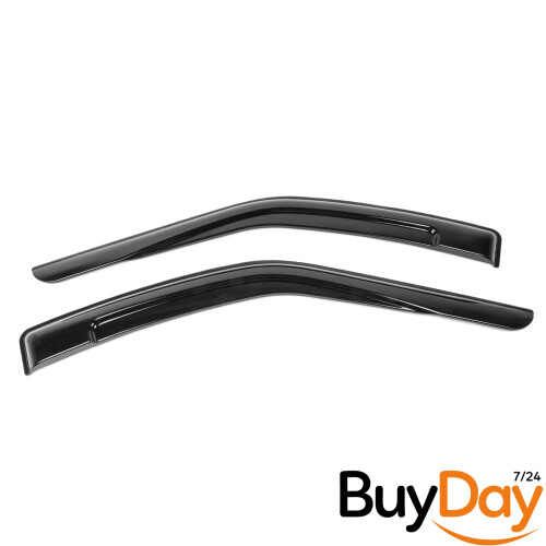 Wind Rain Sun Smoke Guard Deflectors Front 2 Pcs for VW Crafter (2006-Onwards) 2