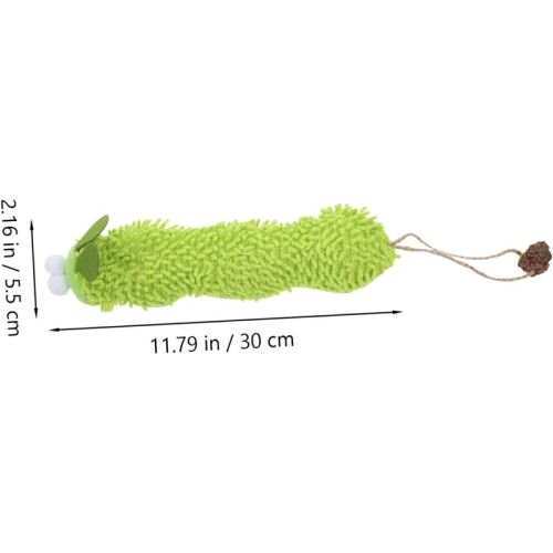 Catnip Crinkly Caterpillar Kicker – Interactive Plush Cat Toy 1