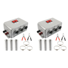 2X 600 W Universal-Elektroheizungs-Kit Fürs Auto, 3 Löcher, 12 V Gleichstrom, Heizlüfter, Scheibenheizung, Entfroster, Demister