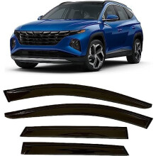 Auto Wind Deflector for Hyundai Tucson Car Window Sunshade Rain Guard Front and Rear Durable Rain Protection Accessories.