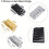 5 String Bass Bridge with Heavy Duty Design, Screws and Adjustable Saddle Heights (Black) 5