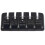 5 String Bass Bridge with Heavy Duty Design, Screws and Adjustable Saddle Heights (Black) 2